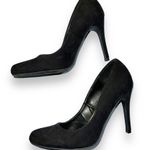 LC Lauren Conrad Womens Four Inch High Heel Shoes Pumps Slip On Black Size 6.5 Photo 2