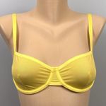 Out From Under Urban Outfitters Yellow Balconette Bra 32B Underwire Mesh Sheer Photo 0