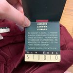 New York Studio Pants Womens 4 Burgundy Stirrup Proportioned Fit Rayon Vintage Purple Photo 4