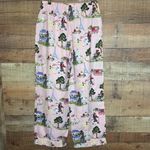 Nick & Nora Pajama Set Womens Medium Dogs Lover Poodles Novelty Paris Photo 4