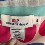 Vineyard Vines Carolina Stripe Maxi Dress Colorful Pattern V Neckline Size 6 D7 Photo 1