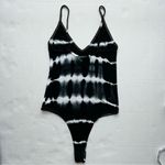 Olivaceous  tie dye strappy v neck bodysuit in size medium Photo 1