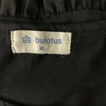 Bulotus Black Short Sleeve Peplum Top Casual Flowy Loose Fit XL Minimalist Chic Photo 6