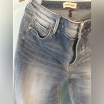 Driftwood NWT  Denim Flare Jeans with Floral Accents Size 30 Photo 2