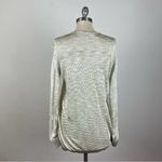 Free People  Beige Eyelet Long Sleeve Cardigan Photo 6