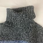 Boden size 4 small Women's Turtleneck Sweater knit color block Blue Photo 7