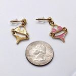 Tiny Bikini Earrings Gold Photo 2