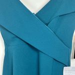 Lulus  Teal Pleat Bodycon Dress XS NWT MIDI length Photo 2