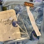 Free People NEW  Daphane Blue Floral Print and Llace Top Size Small Photo 7