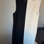 Theory  Two-Tone Black and Cream Dress Photo 1