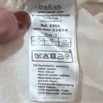 Ba&sh ‎ Esra Floral Embroidery Lattice Detail Mini Dress w/ Tassels Beige Size 8 Photo 15