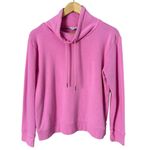 J.Crew Pink Funnelneck Sweatshirt in Cloudspun Fleece Relaxed Fit, Size Small‎ Photo 1