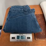 H&M H M Denim Button Front A Line Skirt Blue Mid Wash Size 4 Photo 5