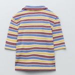 ZARA NWT  TEXTURED RIB POLO SHIRT STRIPED Photo 5