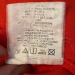 Gianni Bini GB Orange Sleeveless Elastic Waist Embroidered Detail Tank Top Small Photo 13