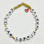 Tour Friendship Bracelet TTPD Chloe Or Sam Or Sophia Or Marcus White Photo 0