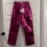 Buddy Love Metallic Electric Pink Pants 24 NWT Photo 2