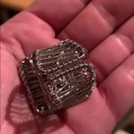 Amrita Singh  Silver wire ring adjustable 7.5/8 Photo 3