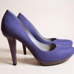 Bottega Veneta Purple Suede Leather Heels Pumps Shoes Made in Italy EU36 Photo 0