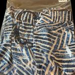 Rafaella Blue White Wide Leg Elastic Waist Lightweight 22W Dress Pants NWT Photo 10