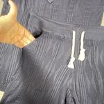 Womens 2 Piece Short Set XXXL Plus Cable Knit V Neck Stretch Summer Coastal Cool Blue Size undefined Photo 1