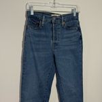 Levi's Wedgie Straight Button Fly In Blue Size 28 Photo 2