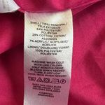 Loft Mini Skirt Womens 6 Pink Geometric Striped Woven Boho Preppy Mod Artisan Photo 4