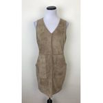 Sienna Sky Sleeveless Faux Suede Dress w/ Pockets Photo 3