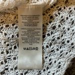 Free People  ivory open knit bell sleeve open back sweater size small nwt Photo 3