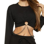 Love j Chain Crop Top Photo 0