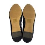 NEW J.Crew Women's Black Tweed Leather Cap Toe Slip On Ballet Flats Shoes Sz 7.5 Photo 3