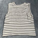Madewell  Black and White Striped Knit tank  Top Photo 4