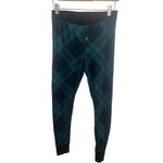 Old Navy ✨ Thermal-Knit Pajama Green/Blue Plaid Sz Medium Pants for Women✨ Photo 2