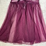 Victoria's Secret Victoria’s Secret Plum Purple Sheer Strappy Slip Dress Nightie Photo 6
