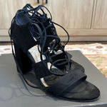 Vince Camuto Wendell Black Lace-Up Women's Shoes Photo 0