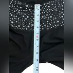 PINK - Victoria's Secret Victoria Sport Black Leggings Stars Fold Down Waistband XS Athleisure Casual NWT Photo 6