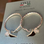NWT Mia Fiore Sterling Silver Hoops Photo 3
