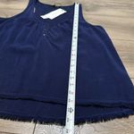 Maven West  Peplum Navy Blue Tank Size‎ XS Photo 5