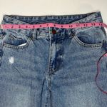SheIn flare jeans some distress medium wash xs small jeans juniors jeans denim Photo 2