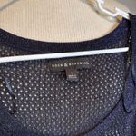 Rock & Republic GORGEOUS  Women's Blue/purple Metallic Open Knit Pullover Sweater Photo 1