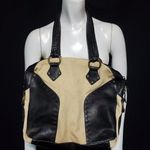 Kate Landry Kate Laundry Tan & Black Shoulder Bag Photo 3