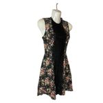 Fire Los Angeles Size Small Floral Textured Lace Detailed Fit Flare Mini Dress Photo 2