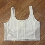 Aeropostale  White Crop Top Size Large Photo 4