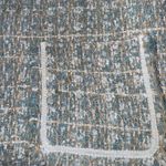 Olivaceous  Blue and White Tweed Blazer Photo 3