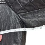 Dawn Levy Black Quilted Genuine Leather Moto Jacket Size Small Photo 7