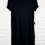 EXPRESS Black T-Shirt Dress Short Sleeves Stretchy Size Small NWT Photo 0