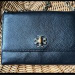 Tory Burch  Black Leather Crossbody Bag with Silver Hardware Photo 1