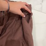 Loft Mini Skirt with Band and Elastic in Waist and Pockets on Sides Photo 3