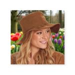 EXPRESS  𖤗 Suede Floppy Hat with Braided Trim 𖤗
Brown 𖤗 Festival Boho Hippie Vibe Photo 2