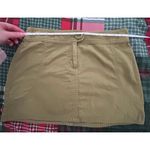 H&M  Olive Green Mini Skirt Size 4 100% cotton Photo 4